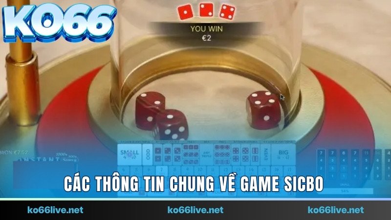 Các thông tin chung về game Sicbo