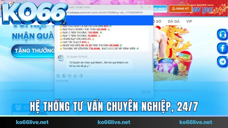 Hệ thống tư vấn bài bản, chuyên nghiệp và 24/7