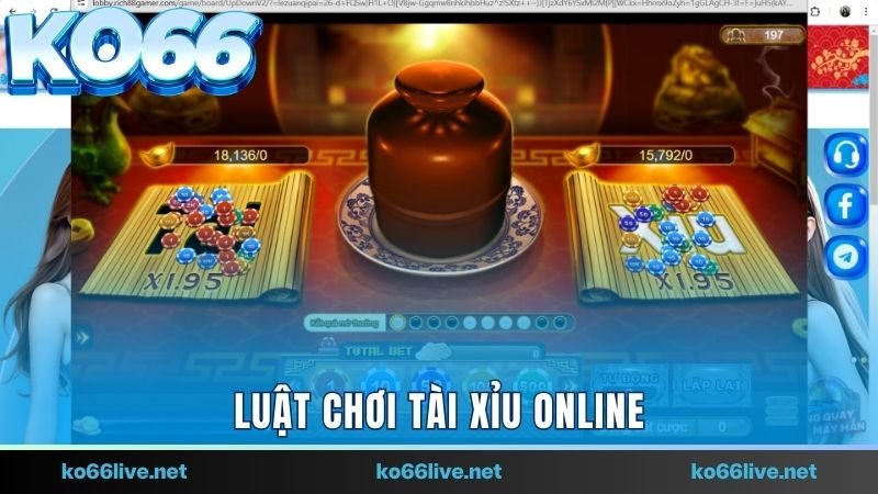 Luật chơi tài xỉu online 