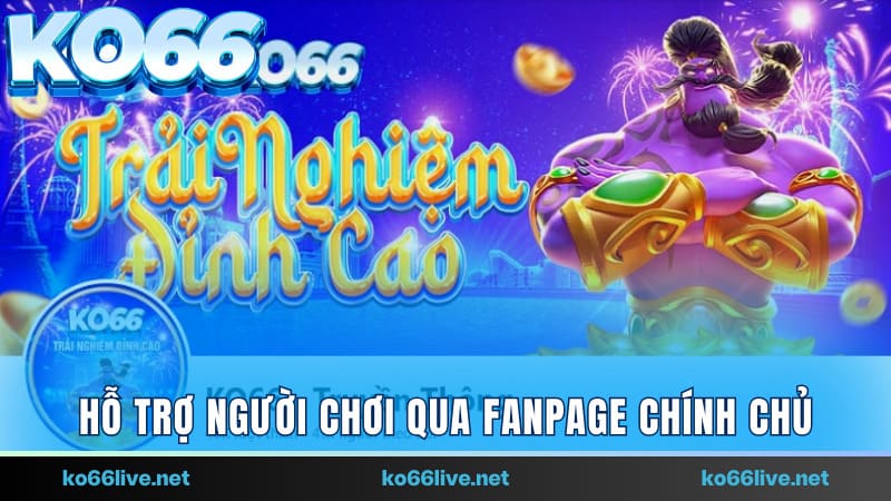 Hỗ trợ người chơi nhanh chóng qua trang chính chủ