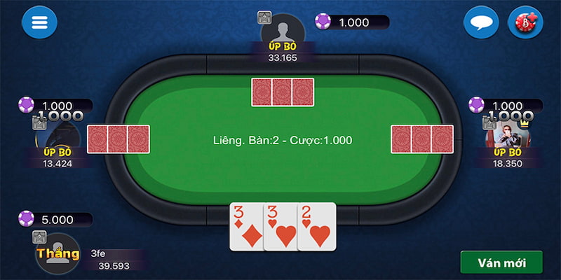 Cách chơi phổ biến và thu hút nhiều người tham gia trong game bài Liêng